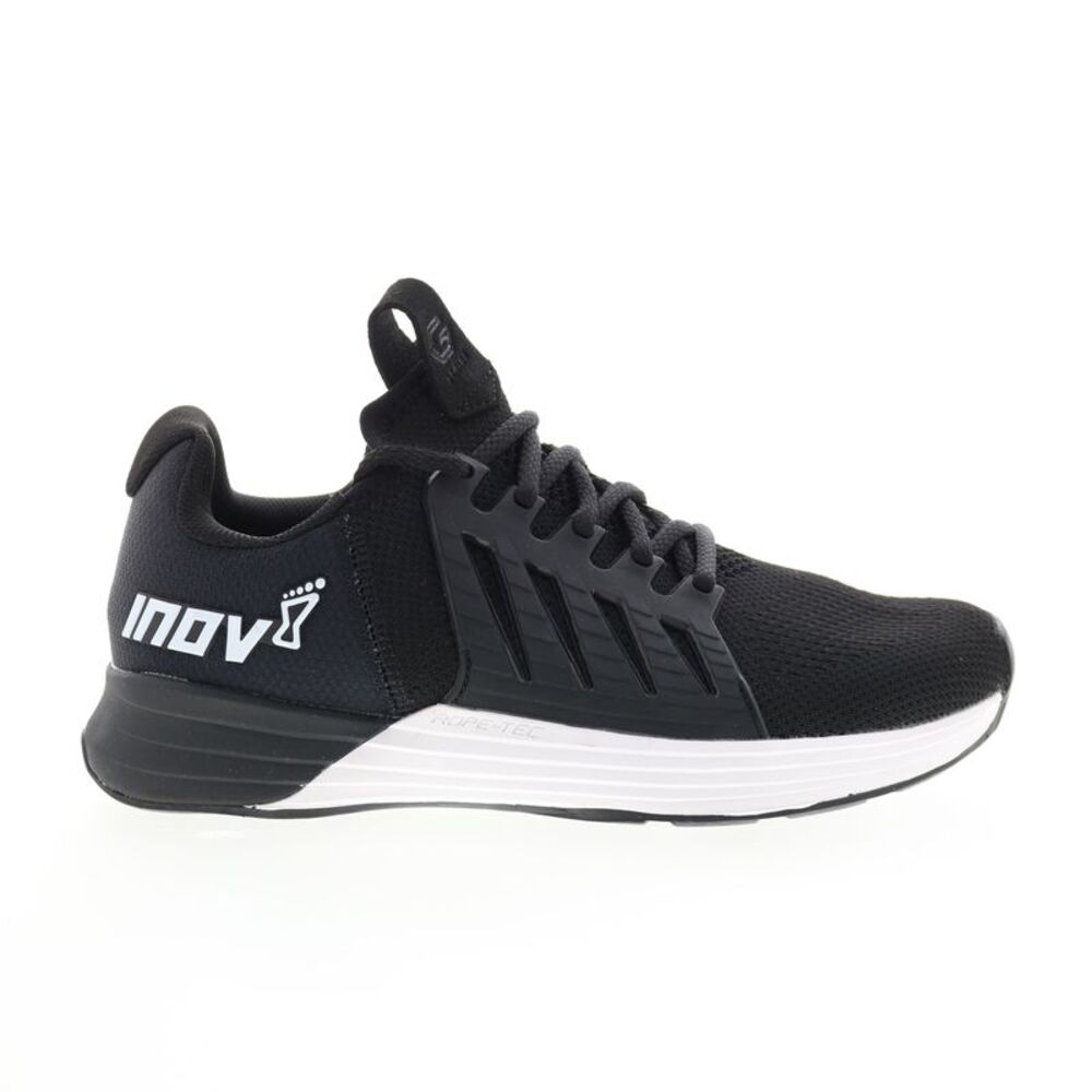 Inov-8 Black and White Athletic Shoes